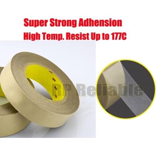 10mm or 12mm/15mm Original 3M Super High Bond Clear Double Sided Adhesive Tape for Windows Display Assemble Hi Temp. Resist