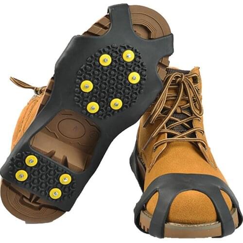 1 Pair Anti-Slip Winter Shoes Boot Grip Snow Gripper Ice Cleats Spikes Crampons Climbing Shoe Spikes Anti Slip Shoes Cover