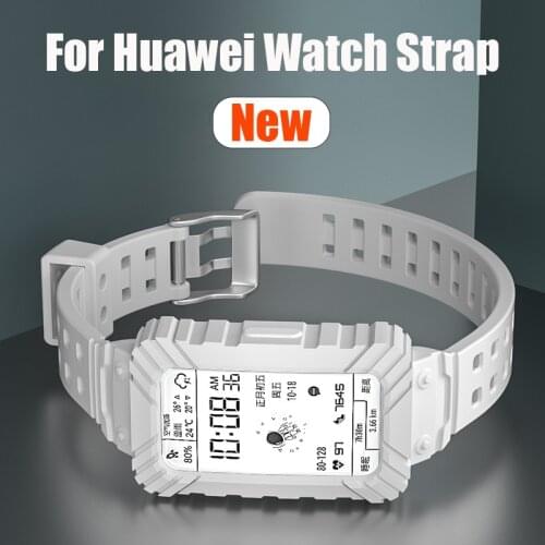 Band For Huawei watch Fit Strap case integrated all inclusive watch Strap For huawei Honor Band 6 strap For Honor ES Accessories