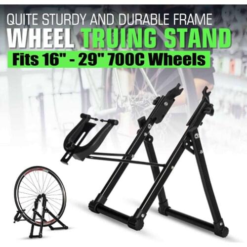 MTB Road Bike Wheel Truing Stand Bicycle Wheel Maintenance Stand Bracket Repair Tool For 16 Inch - 29 Inch Wheel