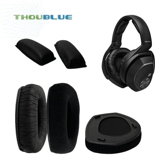 THOUBLUE Replacement Ear Pad For Sennheiser RS165 RS175 RS185 HDR165 HDR175 HDR185 RS195 Earphone Memory Foam Cover Earpads