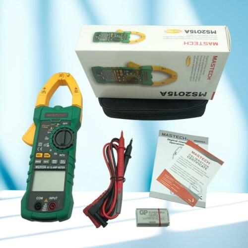 MASTECH MS2015A AutoRange Digital AC 1000A Current Clamp Meter True RMS Multimeter Frequency With Non-contact Voltage Detector