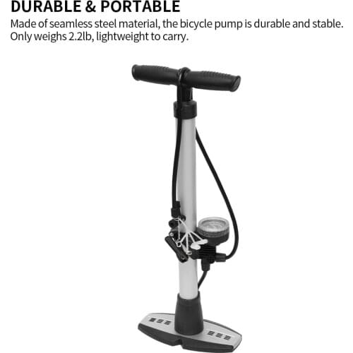 Bicycle Tire Pump Manual Pump Valve Mountain Bike Bicycle Mini Portable Bicycle Pump Ball Tire Inflator Labor Saving Portable