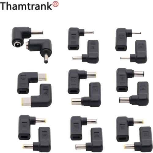 1pc Male DC Power Plug Connector Angle 90 degree L Shaped plastic 5.5*2.5 5.5*2.1 4.8*1.7 4.0*1.7 3.5*1.35 3.5*1.1 2.5*0.7mm