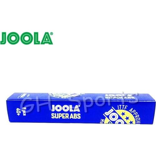 12 Balls JOOLA 3-Star SUPER ABS Table Tennis Ball ITTF Approved New Material Plastic 40+ Ping Pong Balls
