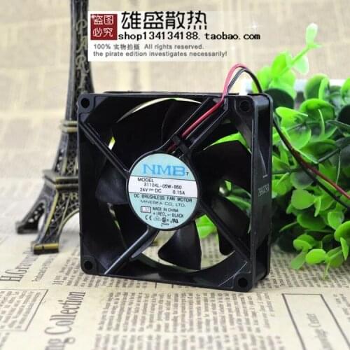 For Then 3110KL-05W-B50 24V 0.15A 8cm 8025 2-Wire Converter Cooling Fan
