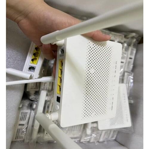 8PCS Hua wei second hand HG8546M EG8141A5 EG8145V5 GPON ONT ONU modem , 4FE+USB+WIFI , with 2 antennas Terminal English Firmware