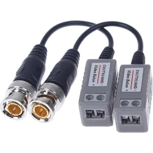 10Pairs CCTV Accessory CCTV Video Balun Transceiver Twisted 1Channel BNC Passive Transceivers For AHD TVI CVI 720P 1080P Camera
