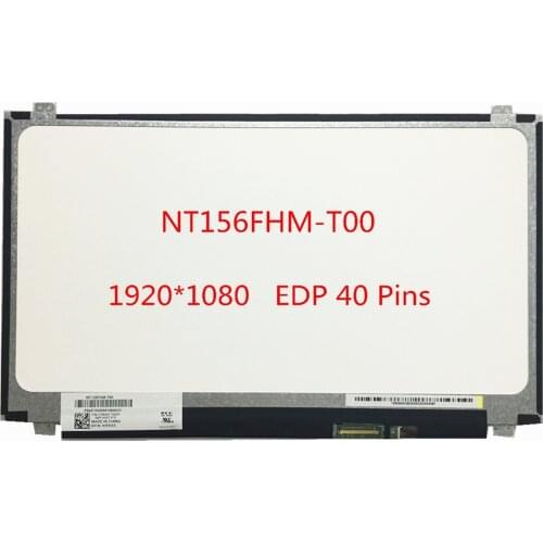 Free shipping 15.6''inch NT156FHM-T00 NT156FHM T00 Laptop LCD Touch Screen 1920*1080 EDP 40 pins Touch Lcd Display Replacement