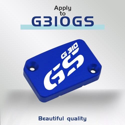 CNC Aluminum Motorcycle Brake Fluid Fuel Reservoir Tank Cover Cap FOR BMW G310GS 2017-2018