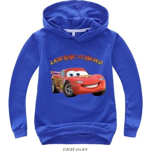 Kids 3D cartoon hoodie Boy girl McQueen sweatshirt New autumn tops hoodies child Anime casual clothes coats