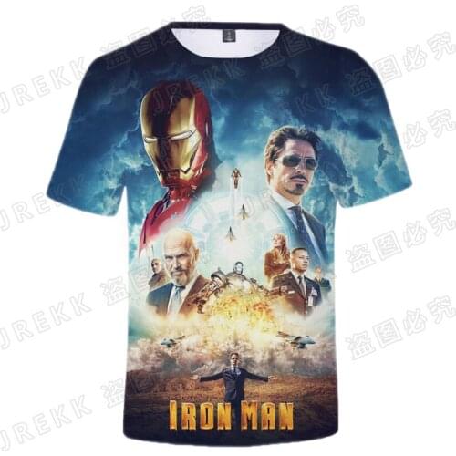 The Avengers T Shirt Men Women Children 3D Printed T-Shirt Summer Short Sleeve Streetwear Cool Tops Marvel Super hero Tee