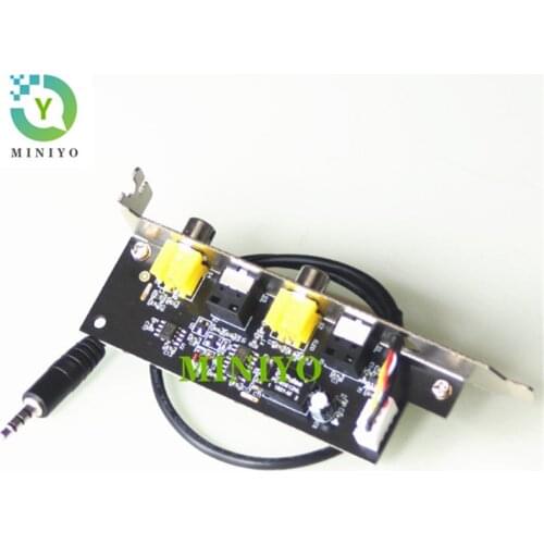 Innovation X-FI Optical fiber coaxial DTS multichannel Digital Sound Card Decoder SB0460 and AUDIGY 7.1 subcards SB0060 SB0090