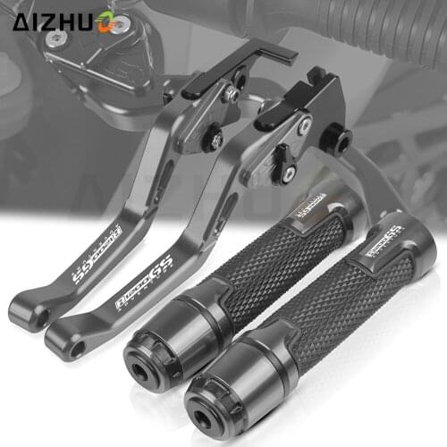 R1200 GS Motorcycle Short Adjustable Brake Clutch Levers CNC Handlebar Hand Grips Ends FOR BMW R1200GS ADVENTURE 2006-2013 2012