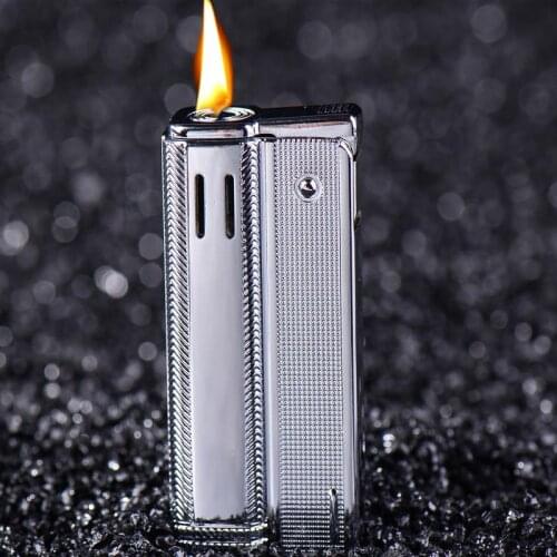 Grinding wheel Retro nostalgia Metal Lighter Men Windproof Kerosene Cigarette Lighter creative Classic personality Tide Lighter