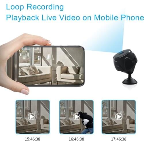 1080P HD IP Mini Camera Wireless Recorder Wifi Security Remote Control Surveillance Night Vision Baby Motion Detection Camera