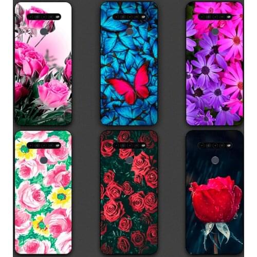 Soft TPU flower Phone Case Cover For LG K41S K51S K61 K51 K50 Q60 K50S K40S K40 K30 K20 K12 Plus Prime X4 X2 Aristo 4 Plus 2019