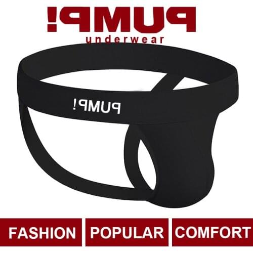 Soft Cotton Gay Men Sexy Underwear Thong Men Jockstrap Hot Sale Mens Thongs And G strings Mens Underpants Lingerie