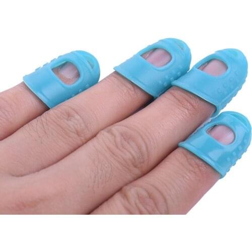 Newly 12 Pcs Thin Medium Celluloid Guitar Thumb Picks Finger Picks Plectrum Band