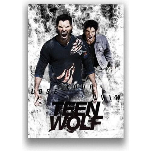 Teen Wolf Movie Printed Water-Soluble Canvas 11CT Cross Stitch DIY Embroidery Patterns DMC Threads Sewing Promotions