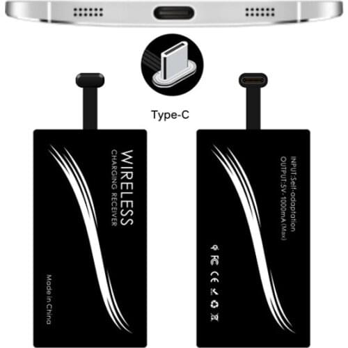 Qi Wireless Charging Receiver Type C Universal Fast Wireless Charger For Samsung Huawei For IPhone Xiaomi Universal Adapter New