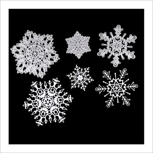 Christmas Dies 2020 Snowflake Metal Cutting Die Scrapbooking Die Cut for DIY Card Making Embossing Plate Craft Die Stencil