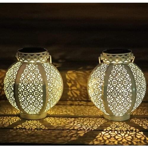 Waterproof Solar Garden Light Shadow Lantern Decoration Lawn Lamp Outdoor Home Sensor Solar Street Landscape Lamp