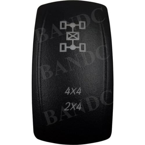 Cover Cap Only! 4x4 2x4 Laser Etched Rocker Switch Cap for Car Boat ARB Bus RV Dashboard, Auto DIY Accessories