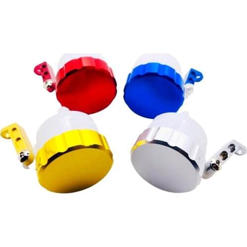 1PC Universal CNC Motorcycle Front Brake Fluid Reservoir Clutch Cylinder Tank Oil Fluid Cup For Honda Kawasaki Triumph Ducati