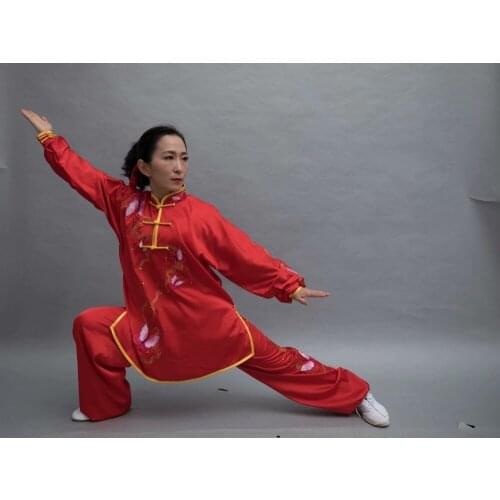 Wushu taichi taiji clothes changquan uniform Martial arts competition clothing embroidered kungfu nanquan taolu clothes uniform