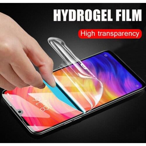 Screen Protector for Xiaomi Redmi Note 9 8 7 9S 7S 10X 6 5 K30 K20 Hydrogel On Xiaomi Note 10 Pro Poco F2 Pro X2 Mix 4 3 2 Film