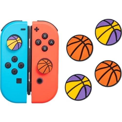 Basketball Football Thumb Stick Grip Cap Joystick Protective Cover for Nintend Switch NS Lite Joy-con Controller Thumbstick Case