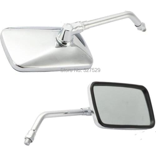 2PCS Motorcycle Rearview Mirror Handle Bar End Mirror Rear Side Mirror for Honda Shadow VT VT1100 VT750 VT600 VF750 Magna 750