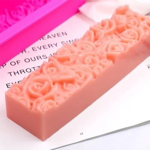 Rectangular Soap Mould Home Office Decorative Embellishments Resin Artworks High-quality Soft Silicone Material Easy To Demold