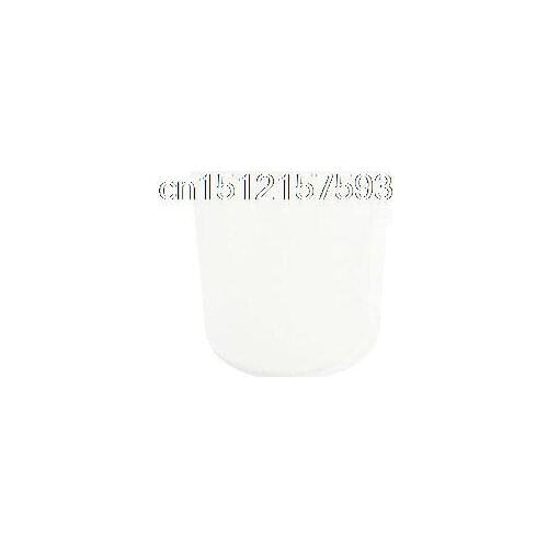 2000mL Cylinder Shape Clear White Plastic Handle Graduated Beaker Measuring Cup