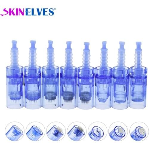 50pcs Dr Pen Ultima A6 Needle Cartridge Bayonet Slot Microneedling Derma Pen A6 Tattoo Tips 36 pin Drag Nano Micro Needles