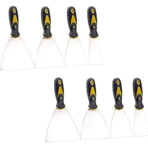 8 Pcs Putty Knife Paint Wall Scraper to Scrap Walls Joint Knife for Floors Paint Remove Loose Putty or Paper Wall