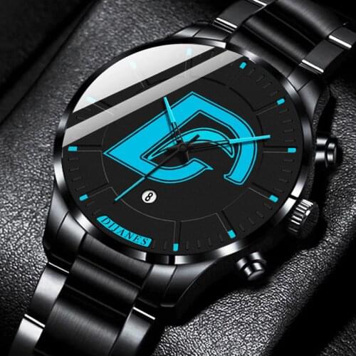 2021 Minimalist Mens Stainless Steel Watches Luxury Fashion Men Calendar Quartz Watch Business Casual Man Clock Reloj Hombre