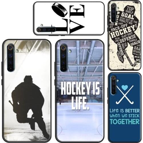 Ice Hockey is Life For OnePlus 8T 7T 7 8 Pro Nord Case For Realme 7 6 Pro C3 XT X2 X50 X7 For OPPO A9 2020
