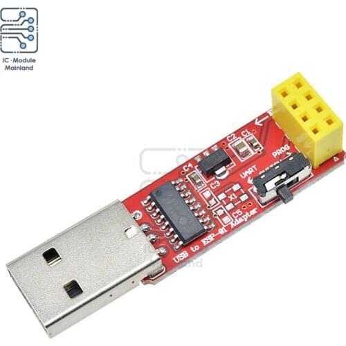 DC 3.3V CH340 USB to ESP8266 Serial ESP-01 ESP-01S ESP01S Wireless Wifi Developent Board Module for Arduino Programmer Adapter