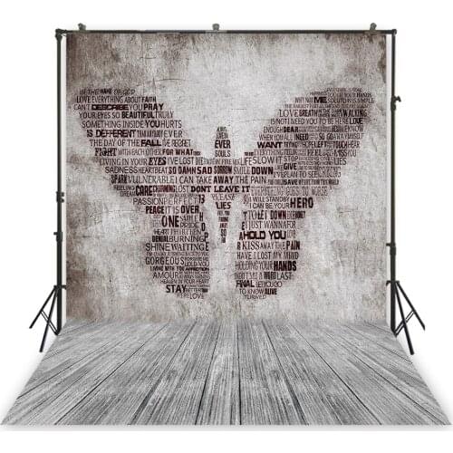 HUAYI Photography Backdrop Grunge Graffiti Brick Wall Photo Background Studio Portraits Child Photobooth Backdorps Props XT-1584