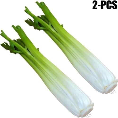 Artificial Celery Decoration Crafts Figurines Miniatures 3D Artificial Vegetables Simulation PU Celery Decoration Props