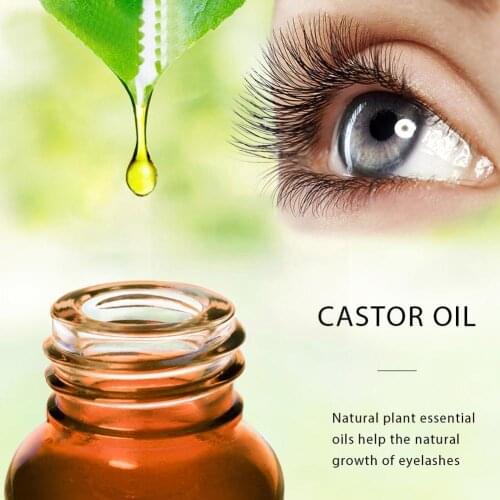 Castor Oil Effectively Promote The Hair Eyebrows Eyelash Growth Removal Hairs Stimulate Follicle Wrinkles Treatment Regener I9U4