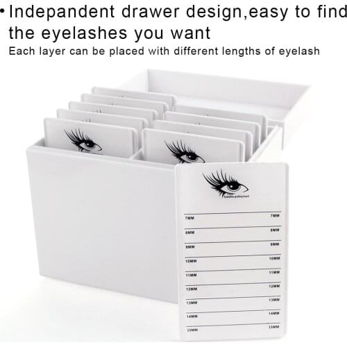 Grafting 10 Layers Eyelash Extensions Box False Eyelashes Makeup Individual Lashes Glue Acrylic Organizer Storage Display Tools