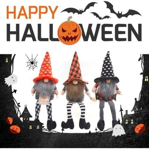 Halloween Doll Faceless Doll Merry Christmas Decorations Elf Dwarf Plush Ornaments Kids Gift For Home Cristmas Ornament