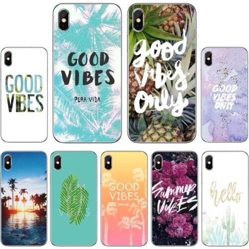 Good-vibes-summer-Art Soft Cases For Xiaomi mi Redmi Note 3 4 4X 5 6 7 8 8t 9 9s 9t 10 pro lite