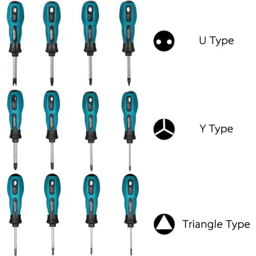 PENGGONG 4PCS Precision Screwdriver Set Magnetic Screw Driver Cordless Screwdriver Home Repair Tool Kit for Household Appliances
