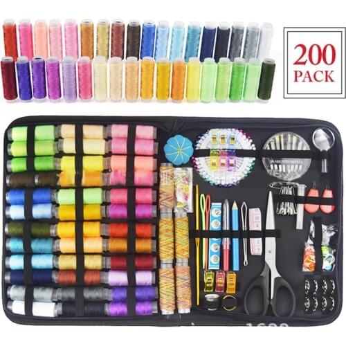 Set Sewing Kits DIY Multi-Function Sewing Box Set Hand Sewing Bag Stitching Embroidery Thread Sewing Box DIY Sewing Tools