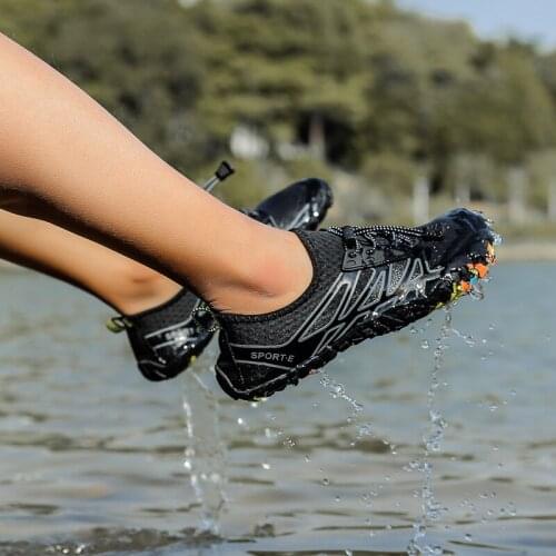 Non-slip Water Shoes Men and Women Thicken Rubber Bottom Soft Diving Beach Shoes Outdoor Water Sports Equipment Quick Drying 5z