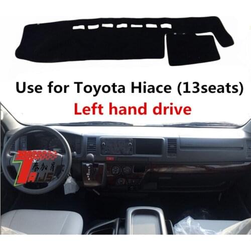 TAIJS Factory New Arrival Left Hand Drive Protective MAT Car Dashboard Cover Used for TOYOTA HIACE 13Seats